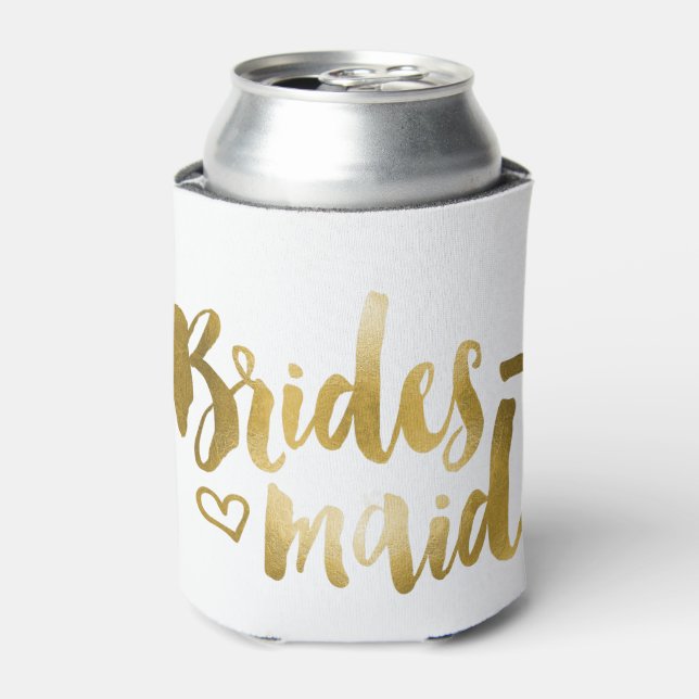 Bridesmaid - Gold Dosenkühler (Kanne Vorderseite)