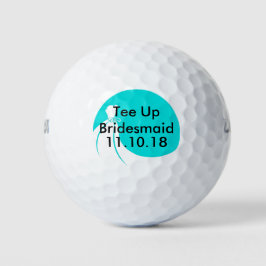Bridesmaid Golf Ball Invite