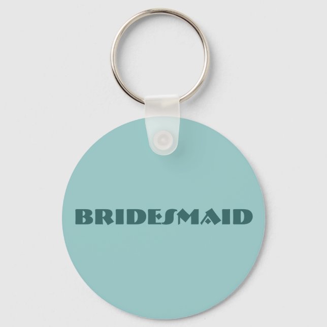 BRIDESMAID KEY CHAIN SCHLÜSSELANHÄNGER (Vorderseite)