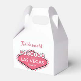 BRIDESMAID LAS VEGAS GABLE FAVBOX GESCHENKSCHACHTEL