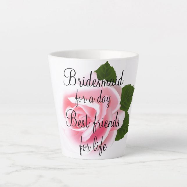 Bridesmaid Latte Mug (Devant)