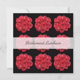 Bridesmaid Luncheon Invitation — Bridal-Rose Einladung