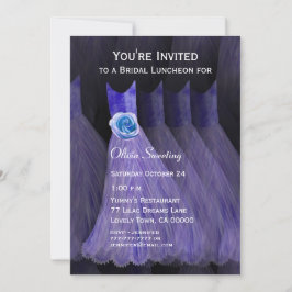 Bridesmaid Luncheon oder Brunch Lila Dress V01 Einladung