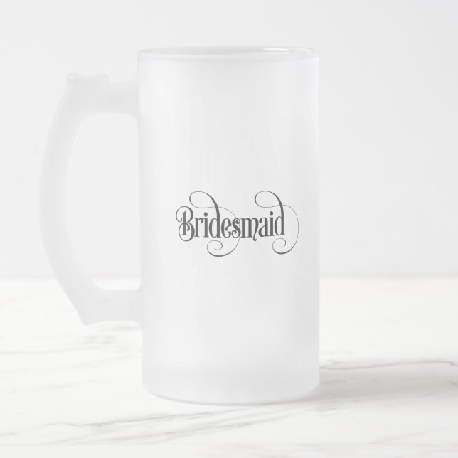 Bridesmaid Mattglas Bierglas (Links)