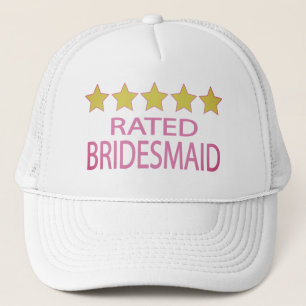 Bridesmaid mit fünf Sternen Truckerkappe