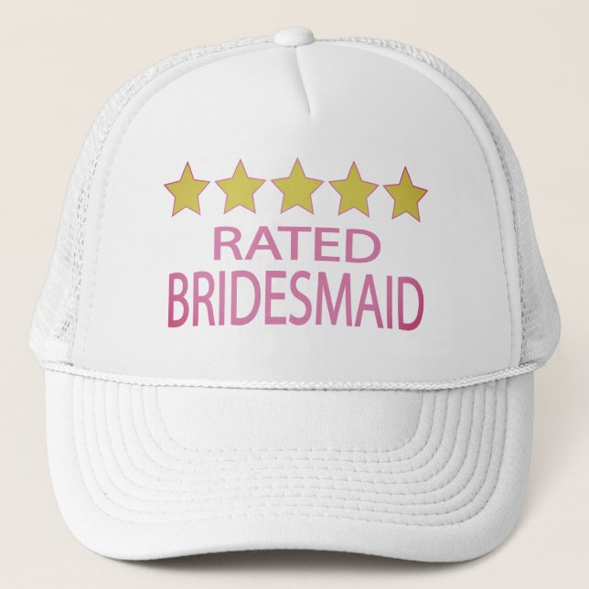 Bridesmaid mit fünf Sternen Truckerkappe (Vorderseite)