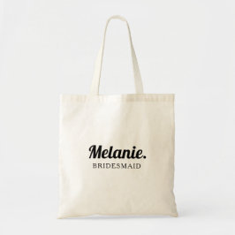 Bridesmaid | Moderne elegante, kühne Tote Tasche