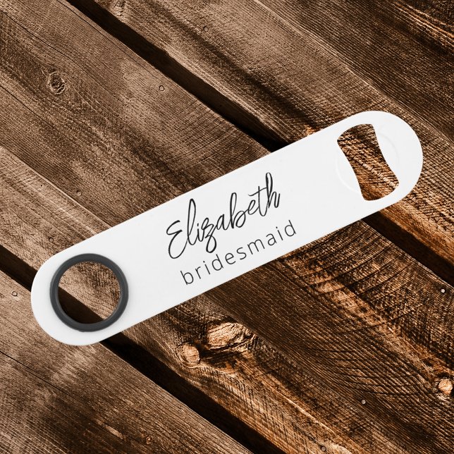 Bridesmaid Moderne Minimaliste Script Bachelorette (Créateur téléchargé)
