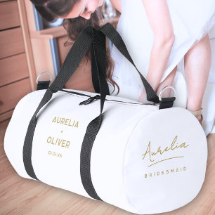 Bridesmaid Modernes Minimalistisches Drehbuch Pers Duffle Bag
