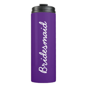 Bridesmaid Monogramme Hochzeiten Geschenk für Lil Thermosbecher