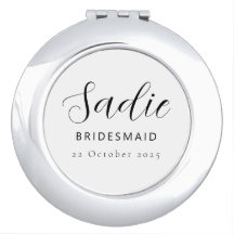 Bridesmaid oder Trauzeugin-Geschenk