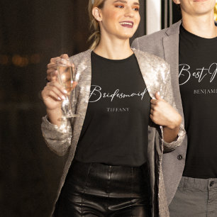 Bridesmaid Personalisiert Chic Junggeselinnen-Absc T-Shirt