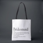 Bridesmaid Personalisiert Definition Gastgeschenk  Tasche<br><div class="desc">Personalisieren Sie für Ihre Brautjungfrauen,  um ein einzigartiges Geschenk für die Gunst der Junggesellen zu kreieren. Ein perfekter Weg,  ihr zu zeigen,  wie phantastisch sie jeden Tag ist. Entwickelt von Thisisnotme©</div>