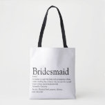 Bridesmaid Personalisiert Definition Gastgeschenk  Tasche<br><div class="desc">Personalisieren Sie für Ihre Brautjungfrauen,  um ein einzigartiges Geschenk für die Gunst der Junggesellen zu kreieren. Ein perfekter Weg,  ihr zu zeigen,  wie phantastisch sie jeden Tag ist. Entwickelt von Thisisnotme©</div>