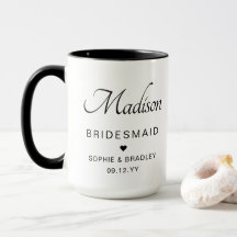Bridesmaid Personalisiert Name Wedding Party
