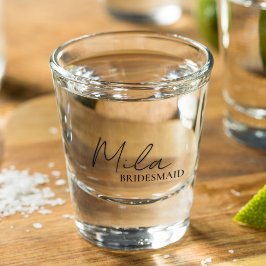 Bridesmaid Personalisierte Geschenkideen Schnapsglas