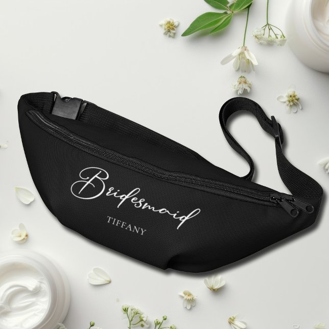 Bridesmaid Personalized Chic Bachelorette Party Bauchtasche (Von Creator hochgeladen)