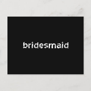 Bridesmaid Postkarte