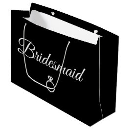 Bridesmaid Ring Große Geschenktüte