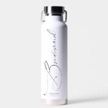 Bridesmaid | Schwarze, moderne Schrift