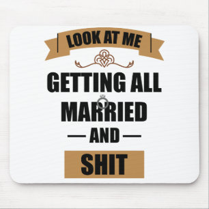 Bridesmaid Shirt Betrunken Junggeselinnen-Abschied Mousepad