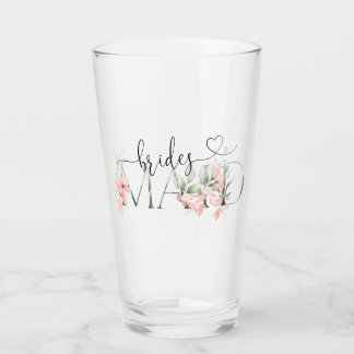 Bridesmaid spendet floral Tumbler Wedding Party Ge