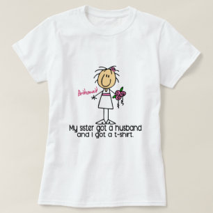 Bridesmaid Strichmännchen I Got einen T - Shirt (S