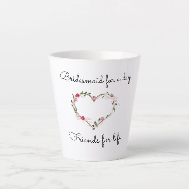 Bridesmaid-Tasse Milchtasse (Vorderseite)