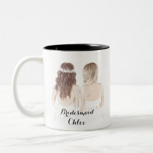 bridesmaid tasse personnalisée