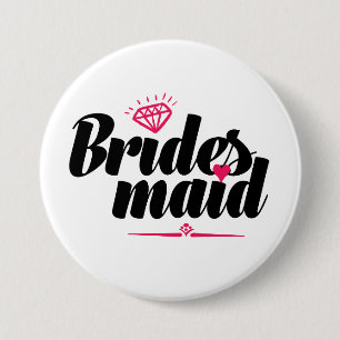 Bridesmaid-Taste für Hochzeitsstift-Junggeselinnen Button