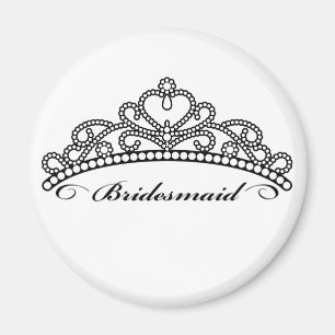 Bridesmaid Tiara Magnet