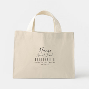 Bridesmaid Tote Bag - HAMbyWG Mini Stoffbeutel