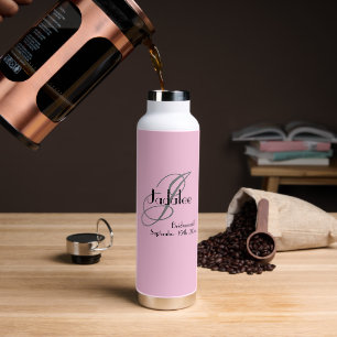 Bridesmaid Vielen Dank, dass Sie Coole Monogramm N Trinkflasche