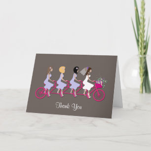 Bridesmaid Vielen Dank, dass Sie die Grußkarte hab Dankeskarte