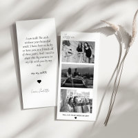 Bridesmaid Vorschlag Foto Strip Foto Stand