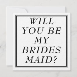 Bridesmaid-Vorschlag Karten - Verlobung Brautparty