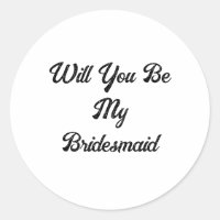 Bridesmaid Vorschlag Simple Classy Elegant Wedding