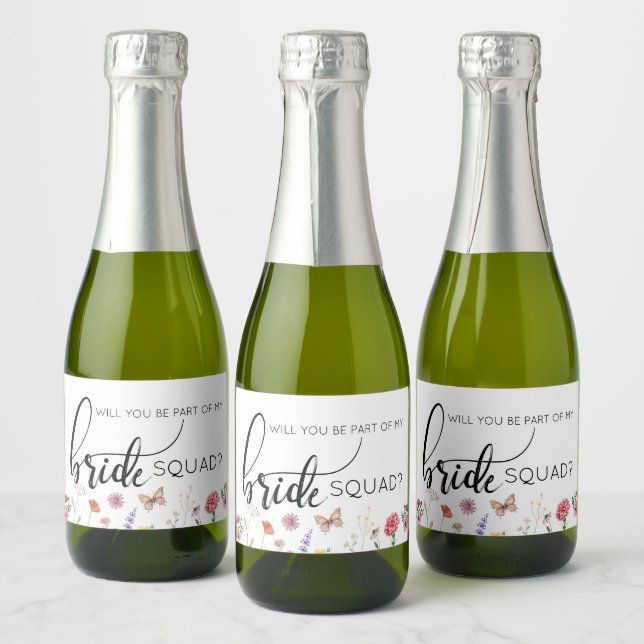 Bridesmaid Vorschlag Wilde Blume Sparkling (Flaschen)