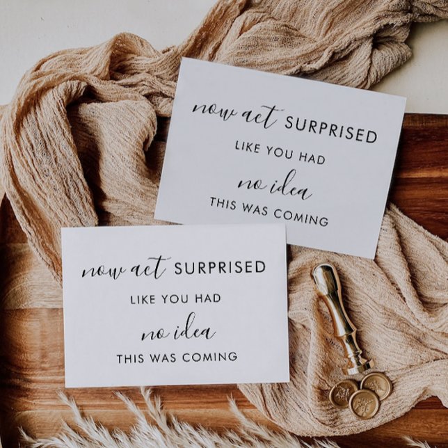 Bridesmaid-Vorschlag wird nun überrascht, Einladung (Bridesmaid proposal now act surprised bridesmaid, invitation)