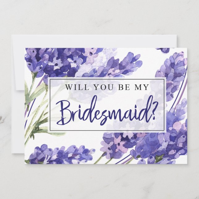 Bridesmaid-Vorschlagskarte/Werden Sie meine Brides Einladung (Vorderseite)