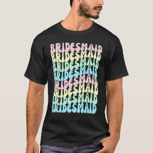 Bridesmaids I Do Crew Retro Junggeselinnen-Abschie T-Shirt