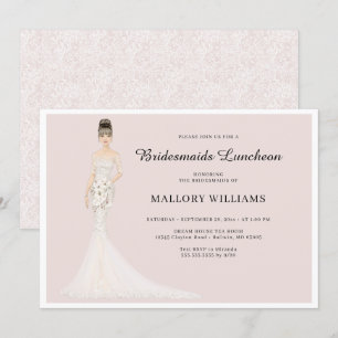 Bridesmaids Luncheon Fashion Bride Einladung