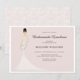 Bridesmaids Luncheon Fashion Bride Einladung