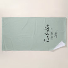 Bridesmaids Sage Green with Botanical