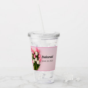 Bridesmaids Tulip Acrylic Tumbler Acryltrinkbecher