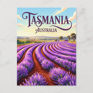 Bridestowe Lavendel Estate Australien Postkarte