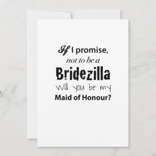 Bridezilla - Einladung der Ehrenbrautjungfer