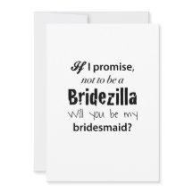 Bridezilla - Einladung von Bridesmaid