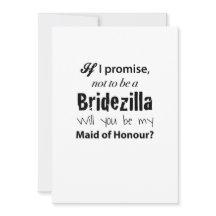 Bridezilla - Invitation de la demoiselle d'honneur