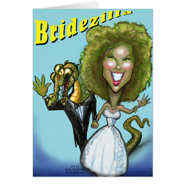 Bridezilla-Karte (Vorne)